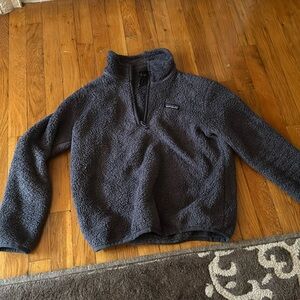 Patagonia: Dark Blue/ Navy Fuzzy Fleece